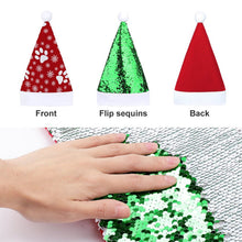 Charger l&#39;image dans la galerie, Bonnet de Noël Magique à Paillettes | Cachez Votre Photo !

