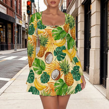 Charger l'image dans la galerie, Square Neckline Ruffled Mini Dress 1 (48)
