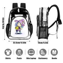 Charger l'image dans la galerie, Sac à Dos Transparent Personnalisé | Style Tendance &amp; PVC Durable
