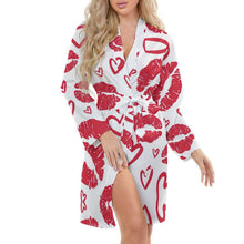 Charger l'image dans la galerie, Peignoir Kimono Satiné Personnalisé | Robe de Chambre Mariée &amp; Spa
