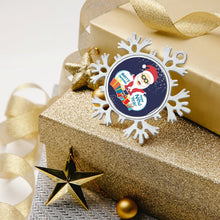Charger l&#39;image dans la galerie, Ornement Flocon en Métal Personnalisé | Le Bijou de Votre Sapin
