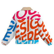 Charger l&#39;image dans la galerie, Veste zippée double pour femme MWL523 personnalisée avec prénom motif texte (conception multi-images)
