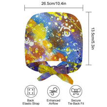 Charger l'image dans la galerie, Work Hat Colorful Splash Ink Style 26.5x13.5cm
