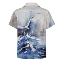 Charger l'image dans la galerie, Chemise Col Cubain Coton Personnalisable Manches Courtes Homme
