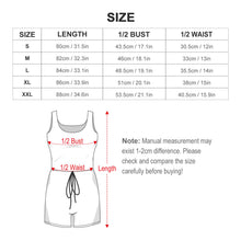 Charger l'image dans la galerie, Combishort Sans Manches Personnalisé Femme | Tenue Été Imprimée
