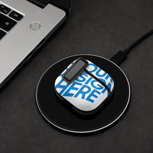 Charger l&#39;image dans la galerie, Étui pour écouteurs Apple AirPods 4 (boucle avec bordure noire) entièrement imprimé personnalisée avec prénom motif texte
