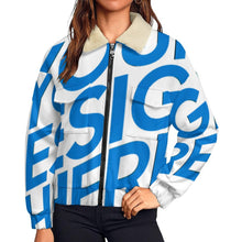 Charger l&#39;image dans la galerie, Veste zippée double pour femme MWL523 personnalisé avec photo texte prénom (conception une image)
