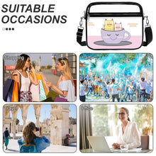 Charger l'image dans la galerie, Sac Bandoulière Transparent en PVC Personnalisable — Impression UV
