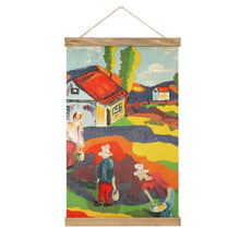 Charger l'image dans la galerie, Kakemono Lin &amp; Hêtre Personnalisé | Décoration Murale Zen Japonaise
