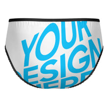 Charger l&#39;image dans la galerie, Culotte femme en dentelle LM500 personnalisée avec prénom motif texte (conception multi-images)
