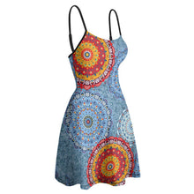 Charger l'image dans la galerie, Robe Patineuse à Bretelles Ajustables : Robe d'Été Fluide &amp; Stretch
