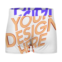 Charger l&#39;image dans la galerie, Boxer homme avec ceinture en soie glacée SDS025 personnalisée avec prénom motif texte (conception multi-images)
