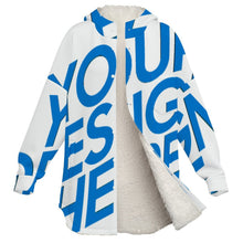 Charger l'image dans la galerie, Sweat à capuche double couche pour femme MWL507 personnalisé avec photo texte prénom (conception une image)
