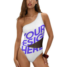 Charger l'image dans la galerie, Maillot de bain une pièce amincissant en maille sexy pour femme SDS504 personnalisé avec photo texte prénom (conception une image)
