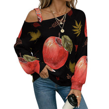 Charger l'image dans la galerie, Off-the-shoulder Sweater Red Apple
