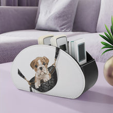 Charger l&#39;image dans la galerie, Organisateur de Télécommande Personnalisé | Rangement Cuir Chic

