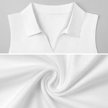 Charger l'image dans la galerie, Robe Femme Sans Manches Col V Personnalisable Légère Été
