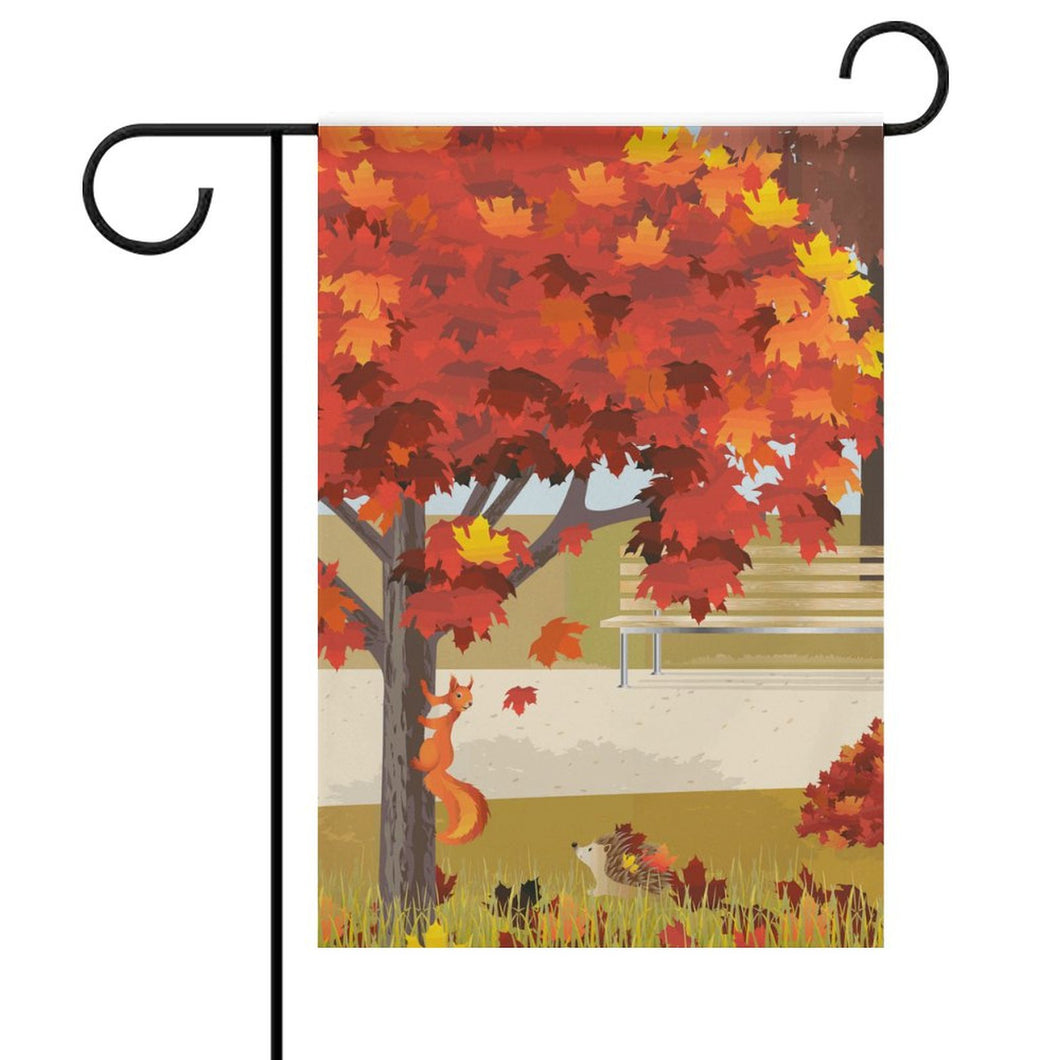 Accueillez avec Style : Drapeau de Jardin Personnalisé (31x46cm)