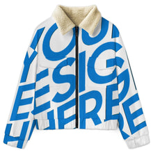 Charger l&#39;image dans la galerie, Veste zippée double pour femme MWL523 personnalisé avec photo texte prénom (conception une image)
