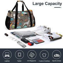 Charger l'image dans la galerie, Sac de Voyage Personnalisé en Sergé Technique avec Bandoulière Amovible
