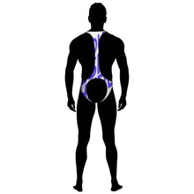 Charger l&#39;image dans la galerie, Sous-vêtement sexy une pièce pour homme SDSQQ001 personnalisée avec prénom motif texte (conception multi-images)
