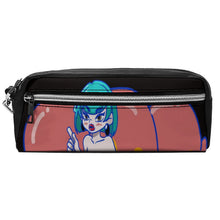 Charger l'image dans la galerie, Trousse Cuir Litchi Personnalisée | Double Compartiment Luxe
