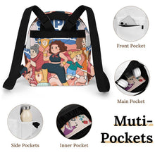Charger l'image dans la galerie, Mini Sac à Dos Femme Personnalisé en Toile Oxford Déperlante
