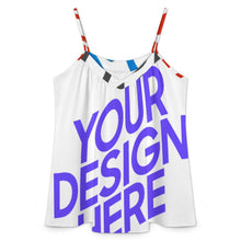 Charger l'image dans la galerie, Débardeur camisole pour femme A69K personnalisés avec photo texte prénom (conception multi-images)
