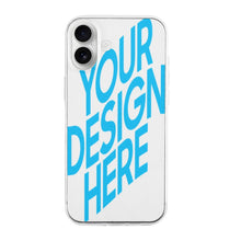 Charger l&#39;image dans la galerie, Étui de protection pour téléphone portable Apple iPhone 16 série en cuir TPU personnalisé avec photo texte prénom
