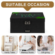 Charger l'image dans la galerie, Triple-layer Suede Jewelry Box St. Patrick's Day, Clover
