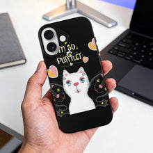 Charger l'image dans la galerie, Mobile Phone Case for Apple IPhone 18 Cat, Heart, Elegance
