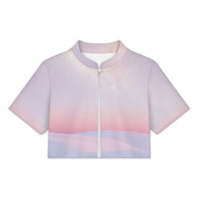 Charger l'image dans la galerie, Gilet court boléro femme à col montant personnalisable
