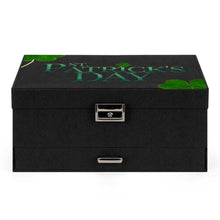 Charger l'image dans la galerie, Triple-layer Suede Jewelry Box St. Patrick's Day, Clover
