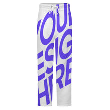 Charger l&#39;image dans la galerie, Pantalon de pyjama ample en peluche pour homme LM071 personnalisé avec photo texte prénom (conception une image)
