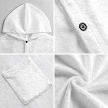 Charger l'image dans la galerie, Couverture à capuche pour ados RTDP09 personnalisée avec prénom motif texte (conception multi-images)
