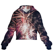 Charger l'image dans la galerie, Sweat à Capuche Court Femme Personnalisable | Cadeau Photo Unique
