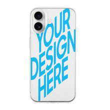 Charger l&#39;image dans la galerie, Étui de protection pour téléphone portable Apple iPhone 16 série en cuir TPU personnalisé avec photo texte prénom
