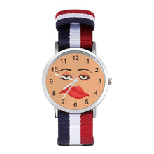 Charger l'image dans la galerie, Montre Sport Personnalisée Bracelet Nylon Tricolore | Style NATO Photo
