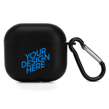 Charger l&#39;image dans la galerie, Étui de protection pour écouteurs Bluetooth AirPods 4 personnalisée avec prénom motif texte
