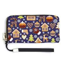Charger l'image dans la galerie, Portefeuille Clutch Personnalisé | Cuir PU Zip-Around Grande Capacité
