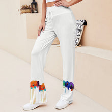 Charger l'image dans la galerie, Pantalon Yoga Droit Confortable : Pantalon Détente Taille Élastique
