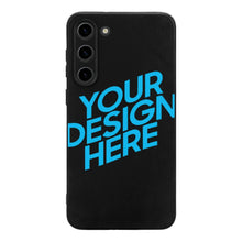 Charger l&#39;image dans la galerie, Coque de protection pour téléphone portable en TPU Samsung S23 personnalisé avec photo texte prénom
