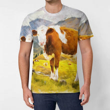 Charger l'image dans la galerie, T-Shirt Personnalisé Photo Homme | Impression Intégrale Soie de Glace
