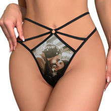 Charger l'image dans la galerie, String Personnalisé en Tulle | Lingerie Transparente &amp; Sexy | Cadeau Couple
