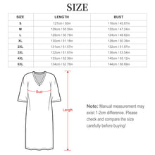 Charger l&#39;image dans la galerie, Robe de chambre femme style méditerranéen col en V manches courtes YKL06 personnalisée avec prénom motif texte (conception multi-images)
