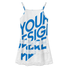 Charger l'image dans la galerie, Robe nuisette à bordure en dentelle pour femme SDS2520 personnalisé avec photo texte prénom (conception une image)
