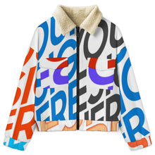 Charger l&#39;image dans la galerie, Veste zippée double pour femme MWL523 personnalisée avec prénom motif texte (conception multi-images)
