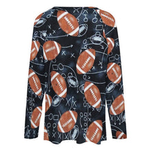 Charger l'image dans la galerie, Haut Manches Longues Col V Double | Oversize &amp; Anti-Froissage (S-5XL)
