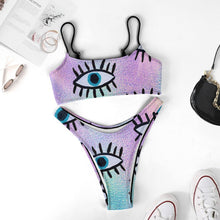 Charger l'image dans la galerie, Bikini Femme Personnalisé | Maillot 2 Pièces Sexy Sans Coques | Séchage Rapide
