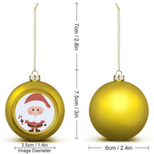 Charger l&#39;image dans la galerie, Boule de Noël Incassable et Personnalisée | Déco Photo Unique
